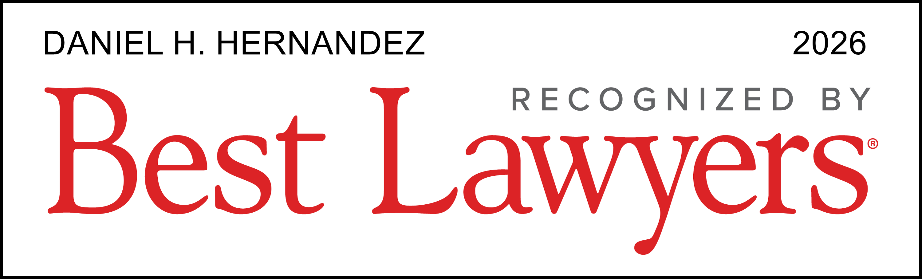 Best Lawyers Daniel Hernandez
